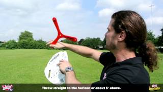 Wicked Outdoor Booma  How to throw a boomerang [upl. by Atenek]