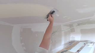 1hr of drywall finishing bead corners and taping enjoy [upl. by Adnavoj]