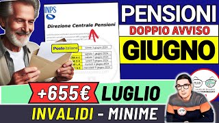 PENSIONI ➜ RITIRO GIUGNO  ESEMPI DOPPIO BONUS LUGLIO 2024 📈 TABELLA IMPORTI QUATTORDICESIMA 2024 [upl. by Anwahsar]