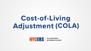 90 Seconds with NYCERS  Cost of Living Adjustment COLA [upl. by Kieran]