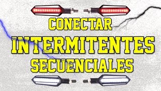 Como instalar o conectar intermitentes secuenciales o dinámicos [upl. by Iruam]