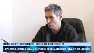 SALTA La provincia brindará clases de apoyo de ingreso a medicina para jóvenes salteñoscanal7salta [upl. by Tennies]