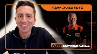 TCR Australia champion Tony DAlberto talks Supercars codriving and more on the KTM Summer Grill [upl. by Wyne535]