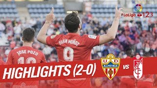 Resumen de UD Almería vs Granada CF 20 [upl. by Razaile]