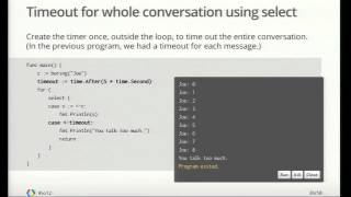 Google IO 2012  Go Concurrency Patterns [upl. by Earla551]