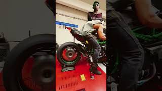 Kawasaki Ninja h2r ka power dekh Lijiye like subscribe🏍🏍🏍🏍 [upl. by Lledniuq]