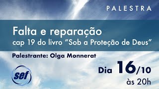 Palestra Pública da SEF  quotFalta e reparaçãoquot com Olga Monnerat [upl. by Enirol351]