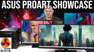 ASUS ProArt Showcase Monitors and Motherboards [upl. by Eikceb]