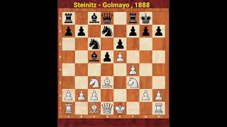 STEINITZ CRUSHED THE CUBAN CHAMPION [upl. by Lindblad937]