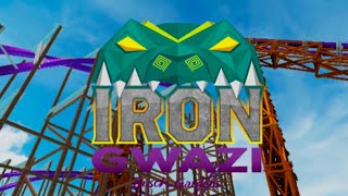 Iron Gwazi recreation  Busch Gardens Tampa  Theme Park Tycoon 2 [upl. by Sibelle419]