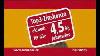 Norisbank  Kopf verdrehen  Top3Zinskonto  Werbung [upl. by Niveek]