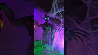 Plague Doctor animatronics halloween spirithalloween scary demon haunted hauntedhouse spooky [upl. by Ardnwahsal324]