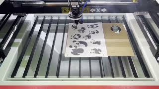 90606040 CO2 laser machine cutwith CCD Emily Qin whatsapp008615966055683 [upl. by Marchall]