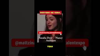 nattyiceofficial Natalia Dyer shows us an awesome audition mzactingcom200trials [upl. by Nesila]