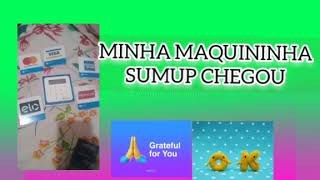 MINHA MAQUININHA SumUP CHEGOU [upl. by Malim]