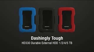 ADATA HD330 External HDD – Dashingly tough [upl. by Nyrrat]