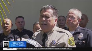 LA County law enforcement officials hold Public Safety Summit to discuss issues facing Southland [upl. by Dweck]