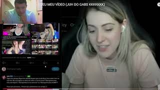 A JUH DO GABS RESPONDEU MEU VÍDEO JUH DO GABS KKKKKKK react [upl. by Carleen]