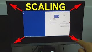 Why the Desktop is not fullscreen at certain resolutions Scaling Nvidia [upl. by Chaille]