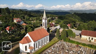 Drone Ride  Pinhal Alto  Nova Petrópolis  RS  Brazil 4K [upl. by Ytirahc]