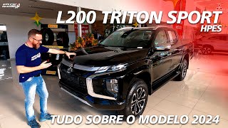 L200 TRITON SPORT HPES 2024  Potência e Tecnologia Que Domina Todo Terreno [upl. by Kentiggerma]