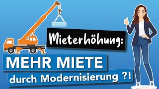 1 MIETERHÖHUNG wegen MODERNISIERUNG  DAS solltest du als VERMIETER wissen [upl. by Pantia912]