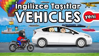 Vehicles Vocabulary and Sounds  İngilizce Taşıtları Öğrenelim ve Seslerini Tanıyalım İngilizce [upl. by Higbee]