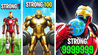 Weakest To STRONGEST IRONMAN In GTA 5 [upl. by Feerahs]