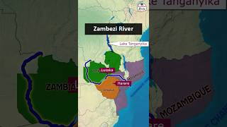 Zambezi River of Africa  Victoria Falls  World Geography 🌍 [upl. by Nolyarb]