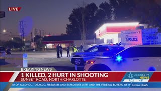 1 dead 2 hurt in north Charlotte arcade shooting PD [upl. by Muirhead868]