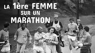 LA 1ÈRE FEMME À COURIR UN MARATHON [upl. by Enaej]