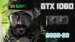 Nvidia GTX 1060 on Ryzen 3 3200G  Performance amp Benchmark Test in 20 Games  20222023 [upl. by Aleil]