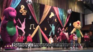 Primero A Preescolar baila con Barney [upl. by Rakia]