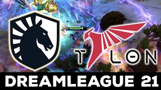 OFFLANE EARTH SPIRIT  TALON ESPORTS vs TEAM LIQUID  DREAMLEAGUE S21 DOTA 2 [upl. by Reinertson]