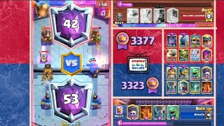 GRAVEYARD POISON VS MORTAR BAIT clashroyale [upl. by Ardnahsal]