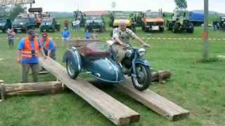 Unimog MB Treffen Enkenhofen Xaver mit NSU und Beiwagen [upl. by Nadabas171]