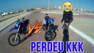 XTZ 250 LANDER vs XTZ 250 X amp MEU PRIMEIRO GRAU 😂 [upl. by Emlyn]