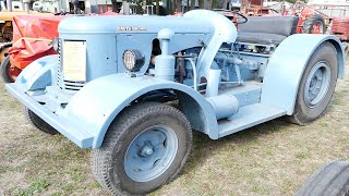 1957 David Brown VIG Taskmaster Tractor at the New Zealand Vintage Machinery Club [upl. by Suilmann713]