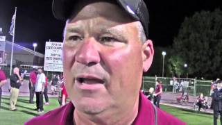 Destrehan coach Stephen Robicheaux talks about big win over rival Hahnville Video [upl. by Annaigroeg373]