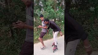 PublicReactionsto Inline SkatingTricksThat Shocked Spectators 🛼🤗 skating shorts skater skate [upl. by Otsuj590]