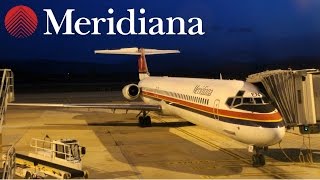 MERIDIANA MD82  OLBIA  MILAN [upl. by Pascasia]