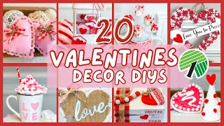 20 DOLLAR TREE VALENTINES DAY DIYS 2023 l VALENTINES CRAFTING DIY IDEAS l HACKS YOU MUST TRY 2024 [upl. by Vasiliu]