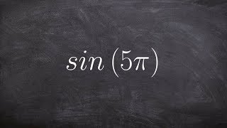 Evaluate for the trig identity Sine [upl. by Hcra]