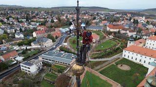 Pravidelná revize hromosvodu chrámu sv Barbory v Kutné Hoře [upl. by Edwine]