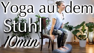 Yoga auf dem Stuhl  den Sonnengruß im Sitzen praktizieren  für Senioren geeignet [upl. by Amsirhc]