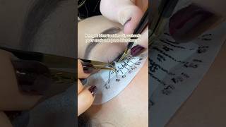 Pose wispy en extension de cil  Tips et astuces d’une technicienne de cils formationcil wispy [upl. by Noremac]