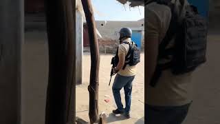 SSP Bashir Ahmed Brohi is fighting against dacoits in garhi teghoforyou viralvideo duet reels [upl. by Ierna]