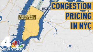 Congestion Pricing in NYC Everything We Know So Far  NBC New York [upl. by Artemas]