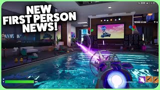 NEW First Person Fortnite Mode News [upl. by Aryad385]