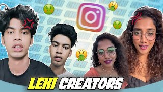 LEKI INSTAGRAM CREATORS  BIGLIKITHB  VALLIBHAVI REDDY ROAST  HCB [upl. by Detta]